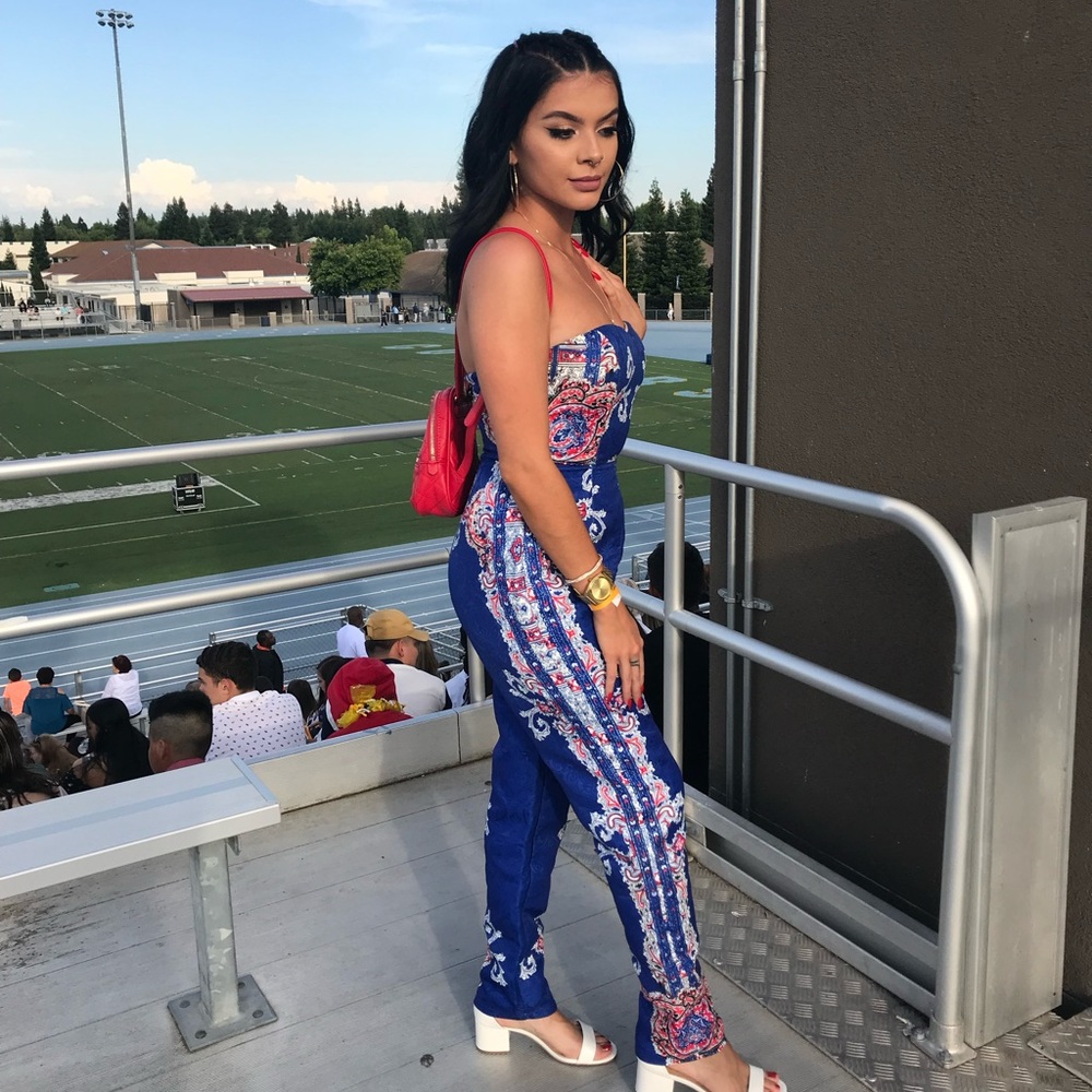 Fashion Nova Paisley Dreams Jumpsuit